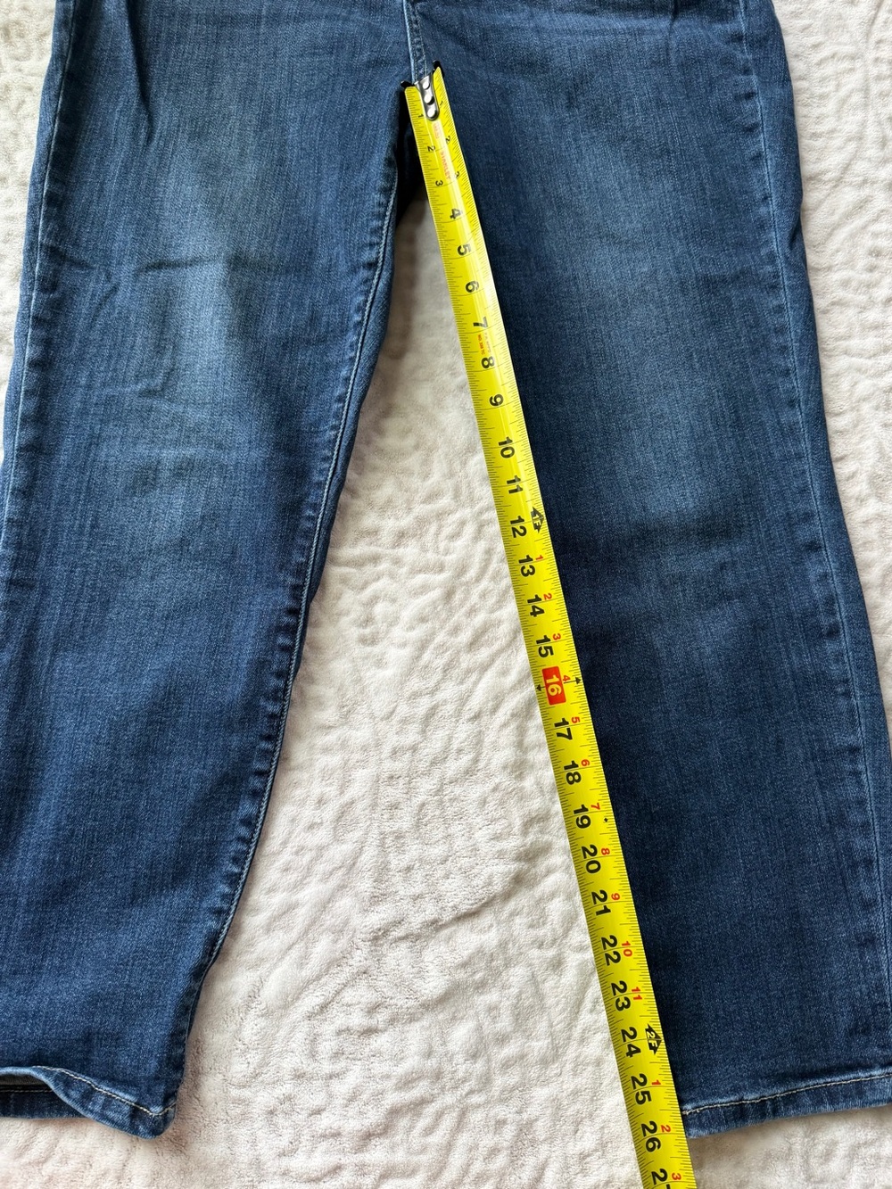 Judy Blue Cropped Slim Jeans Women’s 15/32 Medium Wash Stretch Denim - Picture 7 of 11